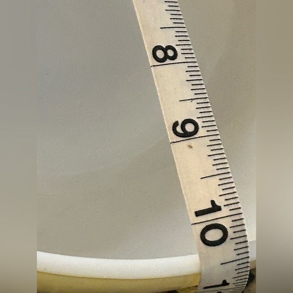 Pyrex 4 Wt  Shenandoah CinderellaBowl # 444 Pretty Yellow Pattern - Picture 9 of 9